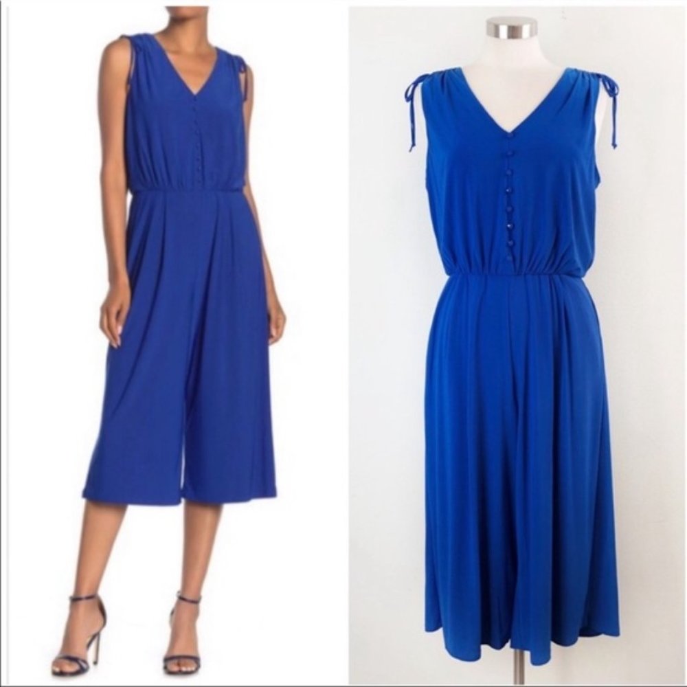 Eliza J Blue Jumpsuit S never worn
